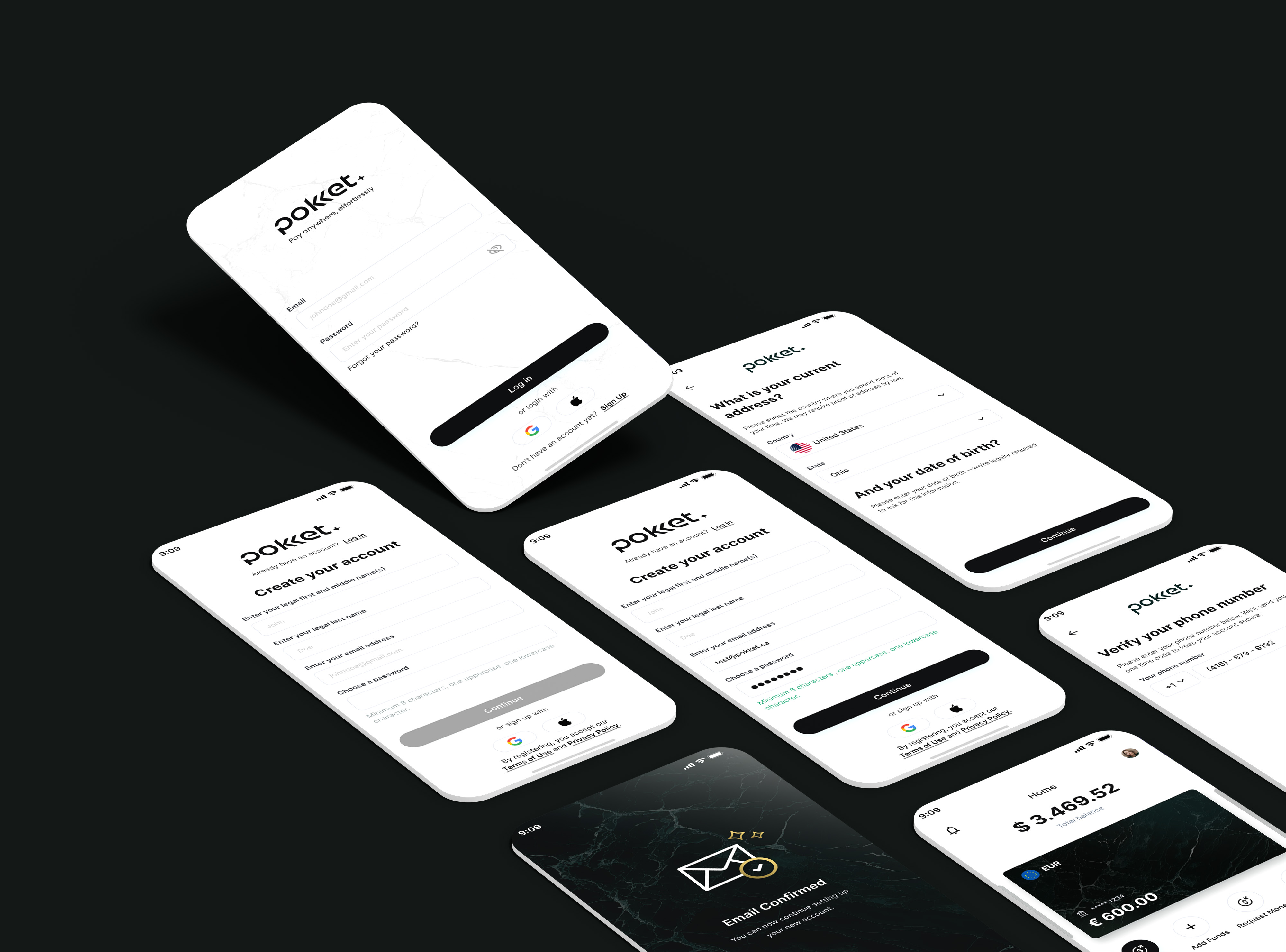 Pokket App Screenshot